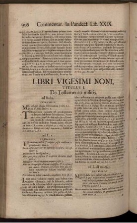 Libri Vigesimi Noni.