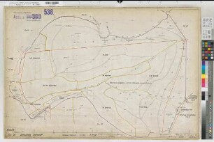 Grafschaft (Schmallenberg), Umlegung Grafschaft, Bl.23 Zuteilungskarte Flur 26