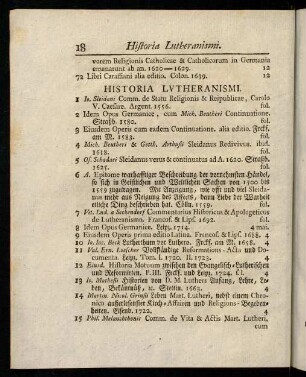 18-30, Historia Lutheranismi.