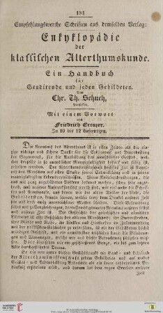 Empfehlungswerthe Schriften aus demselben Verlag