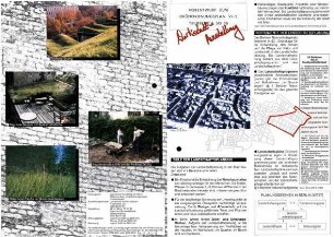 Protokolle, Ausstellungsflyer, Abstimmungsgespräche und Erörterungen: Bürgerbeteiligung Grünordnunsplan
