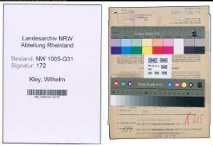 Entnazifizierung Wilhelm Kley , geb. 10.04.1893 (Gastwirt)