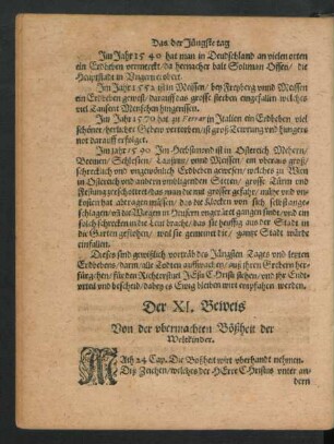 Der XI. Beweis.
