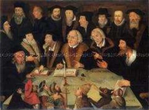 Martin Luther im Kreise von Reformatoren