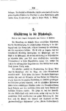 Einführung in die Psychologie