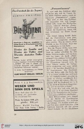 Pressestimmen