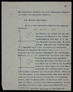§ 3. Konforme Abbildungen.