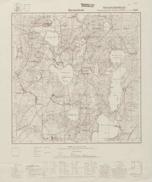2643 Blankenförde, Topographische Karte 1:25000 (4cm - Karte)