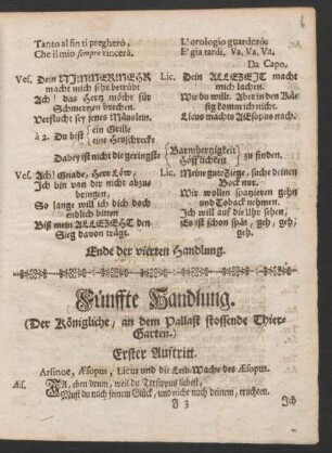 Fünffte Handlung