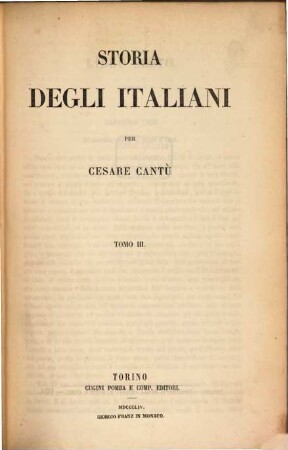Storia degli Italiani, 3