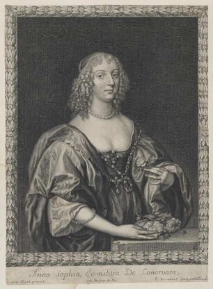 Bildnis der Anna Sophia de Canaruaen