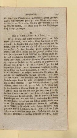Die übrigen griechischen Staaten