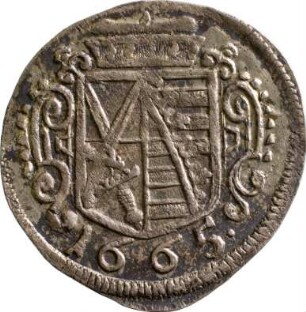 Münze, 6 Pfennig, 1665