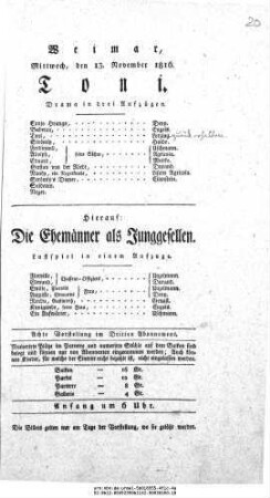 Die Ehemänner als Junggesellen