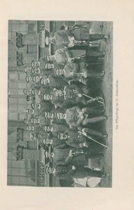 Das Offizierkorps des II. Seebataillons
