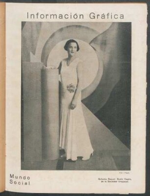 Mundo Social : Señorita Raquel Buela Daglio, de la Sociedad Uruguaya.