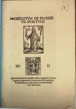 Decretum prohibitis sportulis