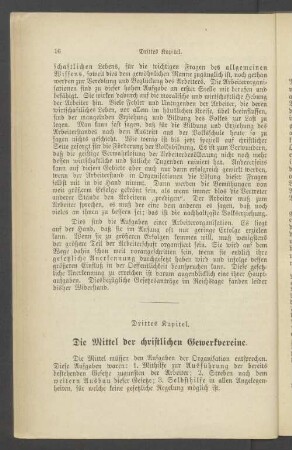 Drittes Kapitel. Die Mittel der christlichen Gewerkvereine