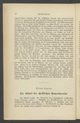 Drittes Kapitel. Die Mittel der christlichen Gewerkvereine