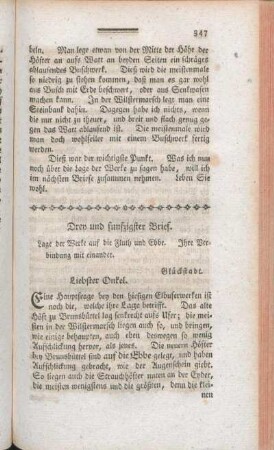 Drey und funfzigster Brief.