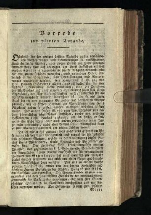 Vorrede zur vierten Ausgabe
