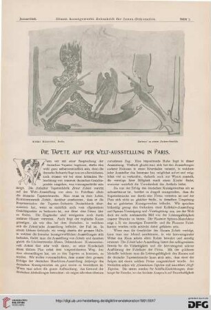 Die Tapete auf der Welt-Ausstellung in Paris