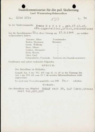 Meder, Franz