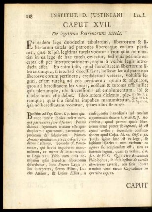 Caput XVII. De legitima Patronorum tutela