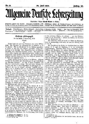 Tolstojs Pädagogik : (Schluß)