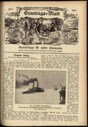 Ausgabe vom Sonntag, den 17. Dezember 1916.