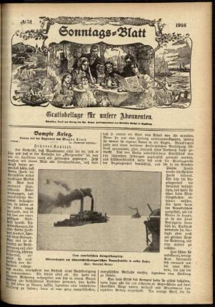 Ausgabe vom Sonntag, den 17. Dezember 1916.