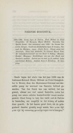 Negende hoofdstuk. 1830-1834. Oorlog tegen de Padries ...
