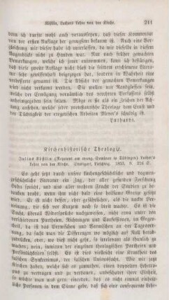 211-215 Kirchenhistorische Theologie