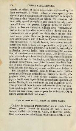 Ce qui se passa dans la maison de maître Martin