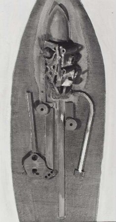 Abstrakte Materialkomposition "Bishop"