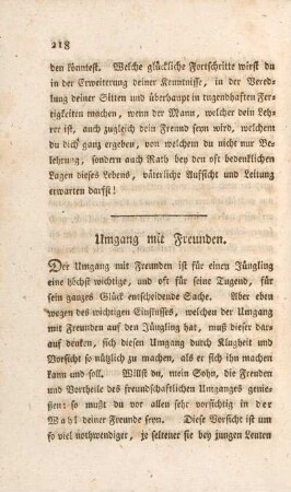 Umgang mit Freunden