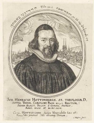 Bildnis des Johann Heinrich Hottinger