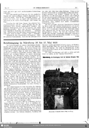 Reichstagung in Nürnberg 25. bis 27. Mai 1935