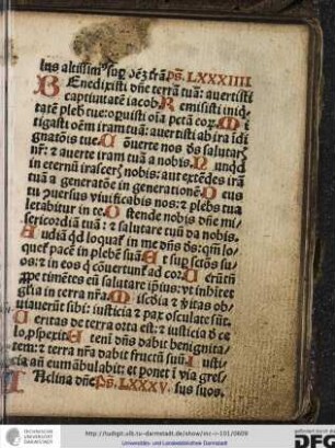 Psalmus LXXXIIII