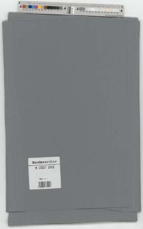 Verwaltungsangelegenheiten. - Generalia und Specialia