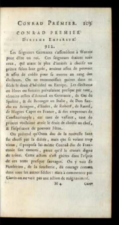 Conrad Premier Dixieme Empereur.