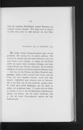 Stralsund, den 20. September 1902