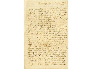 Originalbrief von Paul Heyse an Alwine Schroedter, geschrieben in Starnberg