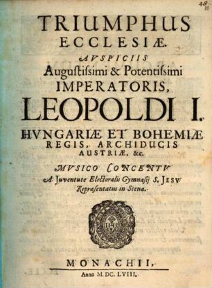 Triumphus Ecclesiae : [Periocha]