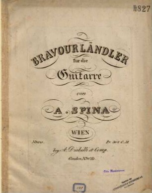 Bravourländler : für die Guitarre
