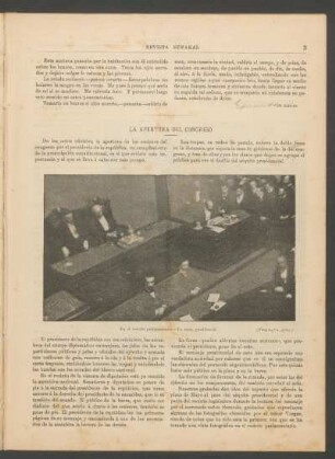 La apertura del congreso