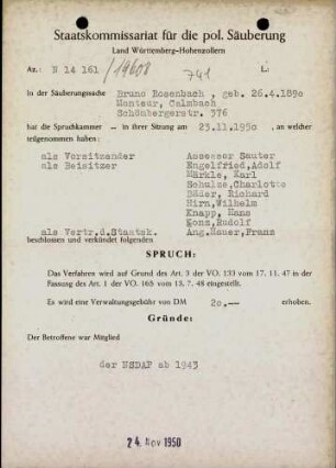 Rosenbach, Bruno