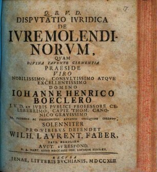 Disp. iur. de iure molendinorum