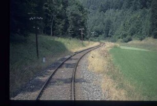 Strecke in km 45+400 zwischen Sondernach und Mehrstetten