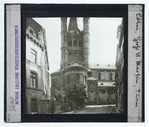 Köln, Groß St. Martin : Außenansicht von N